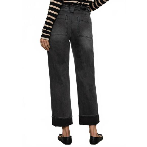 NEW SANCTUARY luna cuffed pant in smoke - Picture 3 of 4